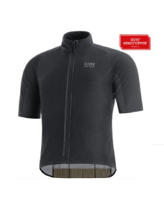 Tröja Kort GORE® WINDSTOPPER®, Svart