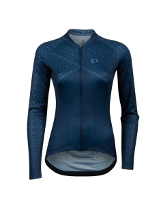 Tröja Pearl Izumi Attack LS Jersey dam, Navy Deco Wrap