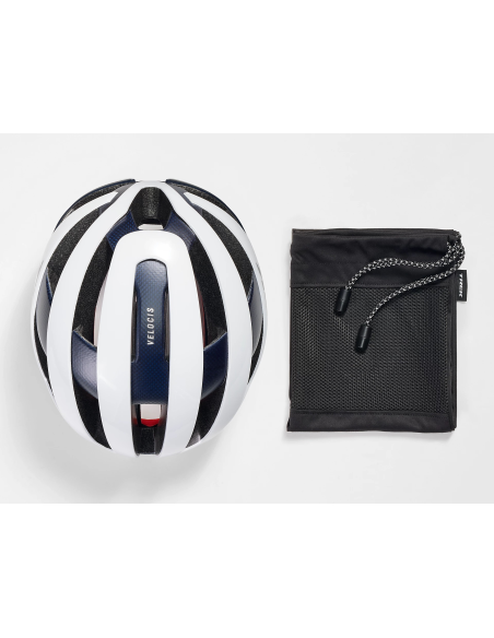 Hjälm Trek Velocis Mips Crystal White/Nautical Navy