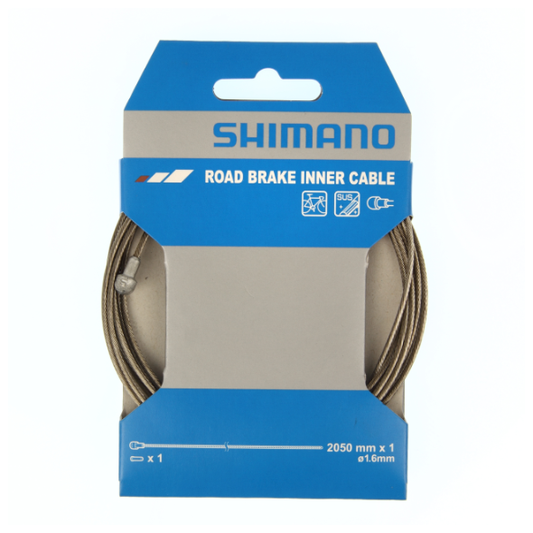 Bromsvajer Shimano Racer Rostfri 1,6x2050mm