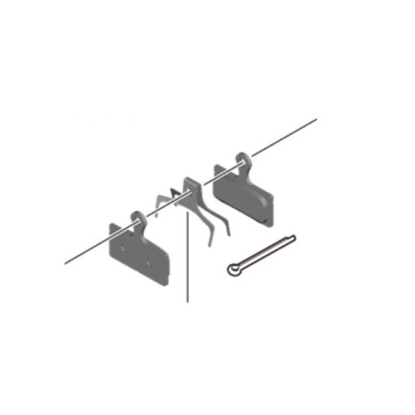 Bromsbelägg Shimano G05A (1-par)