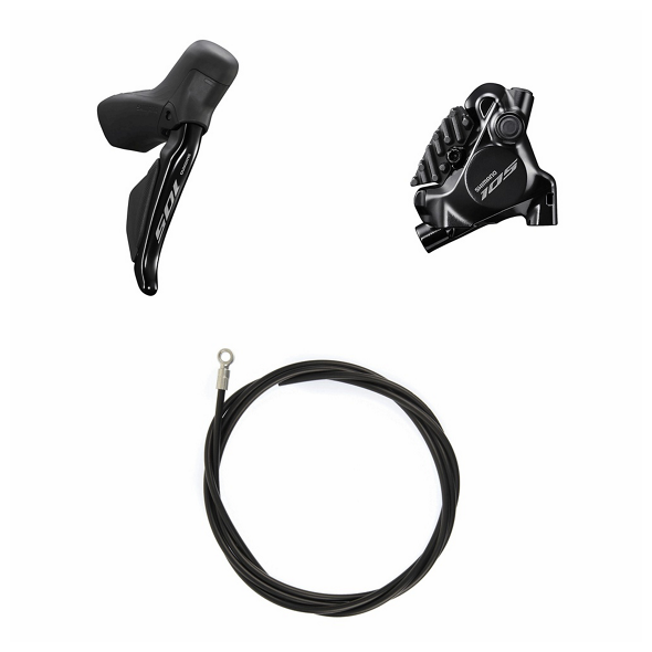 Skivbromsset Shimano 105 R7170 höger bak 1700mm