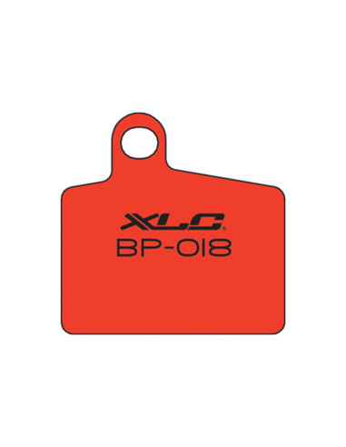 Skivbromsbelägg XLC BP-O18 For HAYES Stroker Ryde Organic pad Steel plate, 1 set (2 pads)