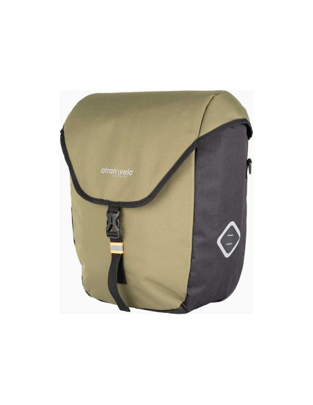 Väska ATRAN VELO ZAP single side Pannier, Green