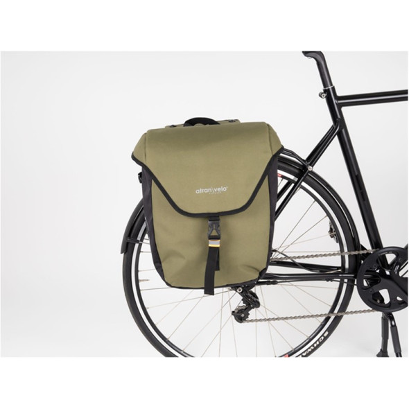 Väska ATRAN VELO ZAP single side Pannier, Green