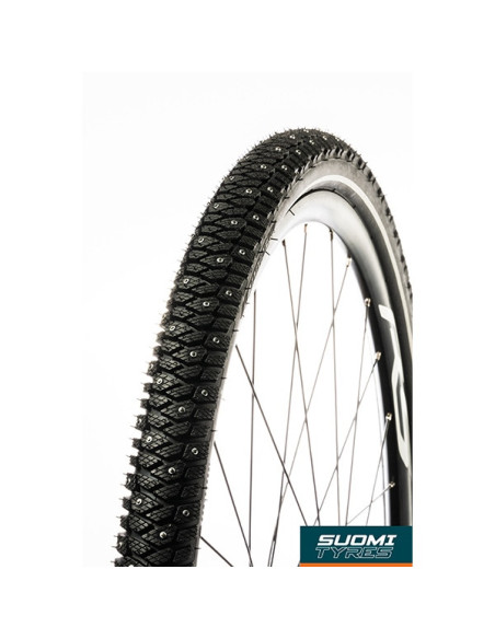 Dubbdäck Suomi Tyres Routa TLR W244 E-Bike 35-622 (28 x 1.35") Reflex/svart