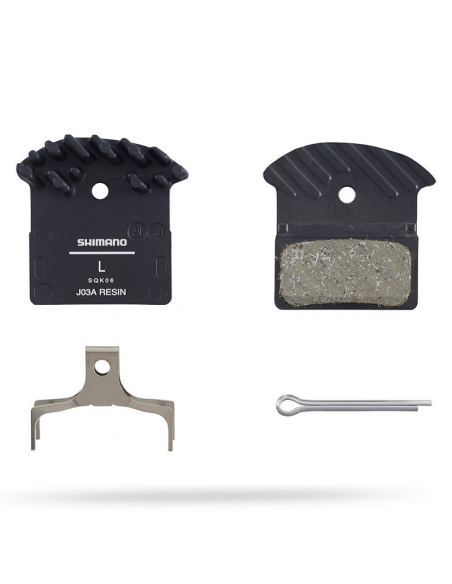 Skivbromsbelägg SHIMANO BR-M9000 J03A Resin, Kylfläns