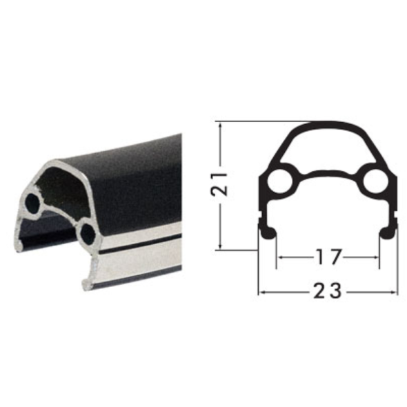 Bakhjul 28" (622-19) Tour 21 Svart, 7-vxl