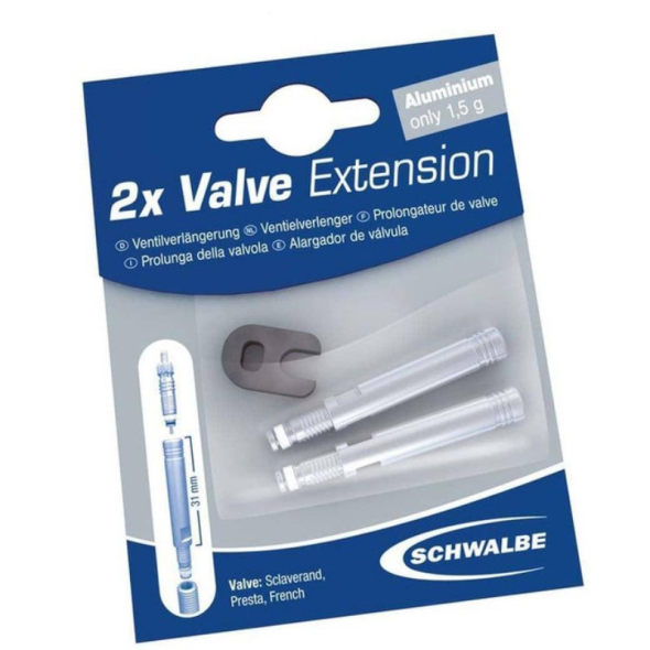 Ventilförlängare Schwalbe, 2 st