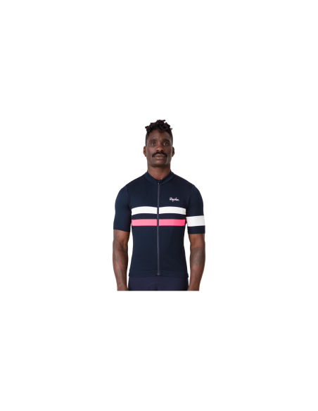 Tröja kort Rapha Brevet, Marinblå