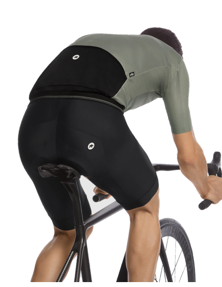 Tröja Kort Assos MILLE GT C2  EVO, Titan Green