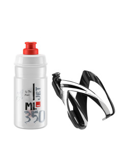 Flaskställ Elite Kit Flaska & flaskställ CEO 350ml röd