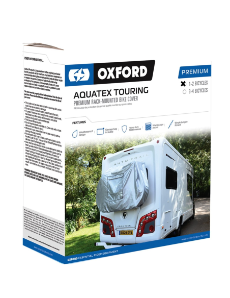 Cykelöverdrag OXC Aquatex Touring Bike Cover Deluxe 1-2 cyklar