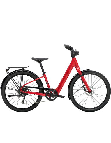 Cykel Trek Verve+ 1 Lowstep LT, Viper Red