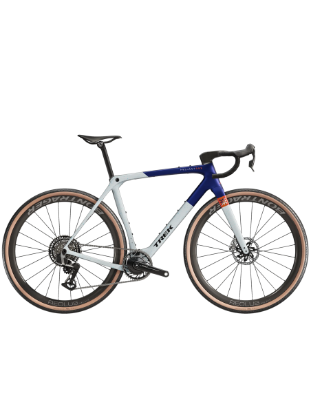 Cykel Trek Checkmate SLR 9 AXS, Matte Hex Blue/Plasma Grey Pearl
