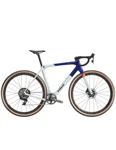 Cykel Trek Checkmate SLR 7 AXS, Matte Hex Blue/Plasma Grey Pearl