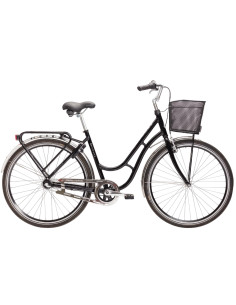 Cykel Monark Karin 3-VXL, Svart, Korg, 51cm