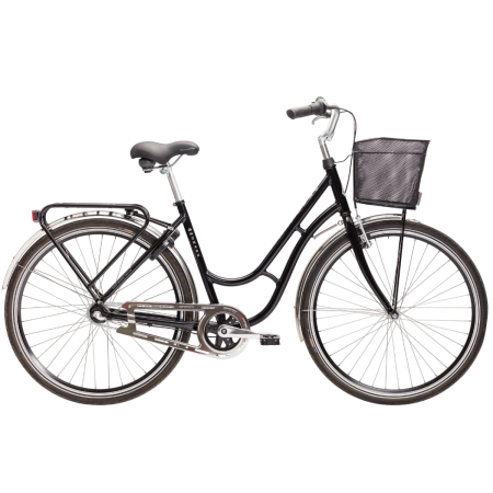 Cykel Monark Karin 3-VXL, Svart, Korg, 51cm