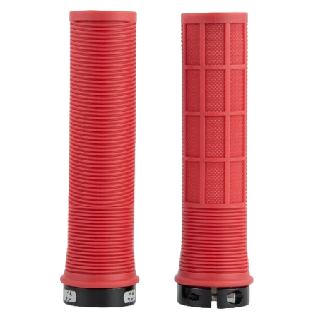 Handtag OXC DRIVER LOCK-ON GRIPS, Röd