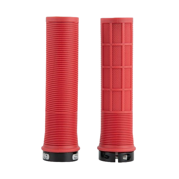 Handtag OXC DRIVER LOCK-ON GRIPS, Röd