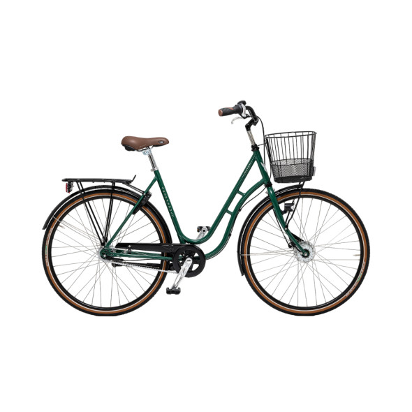 Cykel Skeppshult NATUR DAM, 7-VXL. MED KORG (54CM), MOSSA