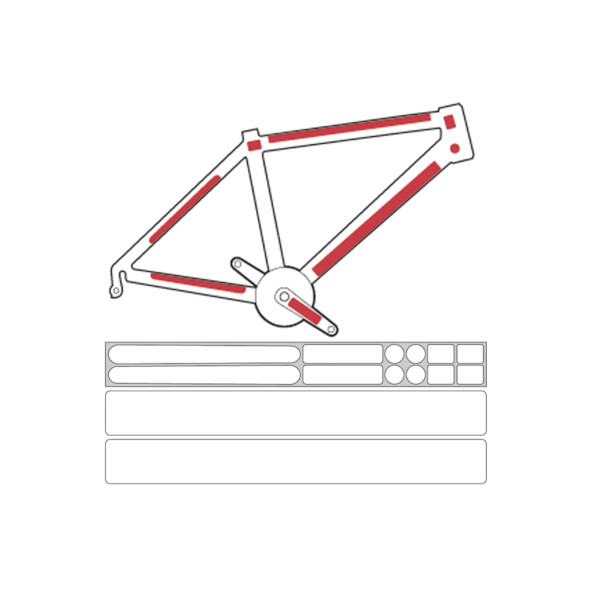 Ramskydd Zefal Lackskyddsfilm Skin Armor Klar, L