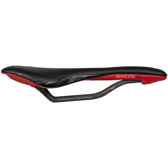 Sadel Astute Skylite SR Pilarga, Black-black-RED