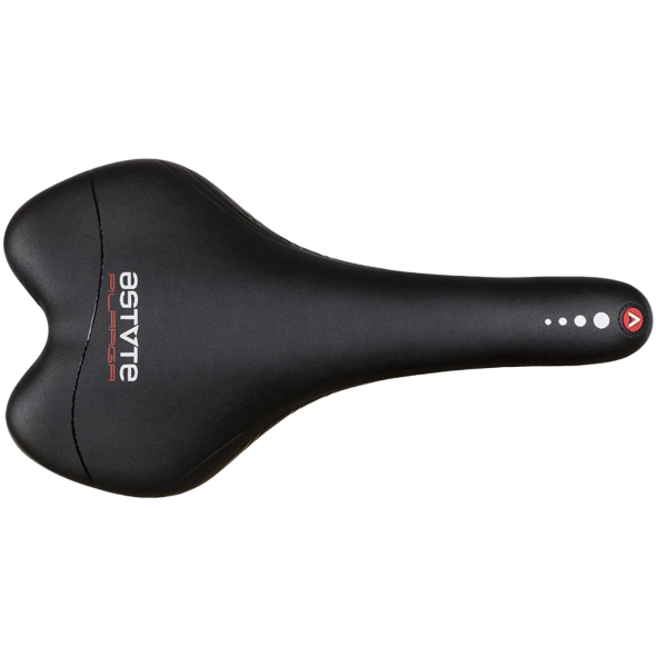 Sadel Astute Skylite SR Pilarga, Black-black-RED