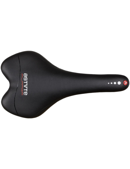 Sadel Astute Skylite SR Pilarga, Black-black-RED