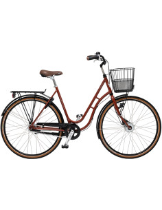 Cykel Skeppshult NATUR DAM, 7-VXL. MED KORG (54CM), BÄR