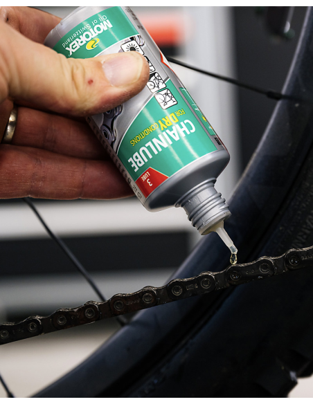 Olja Motorex Chainlube Dry, droppflaska 100 ml