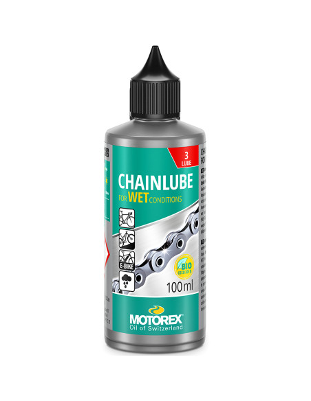 Olja Motorex Chainlube Wet, droppflaska 100 ml
