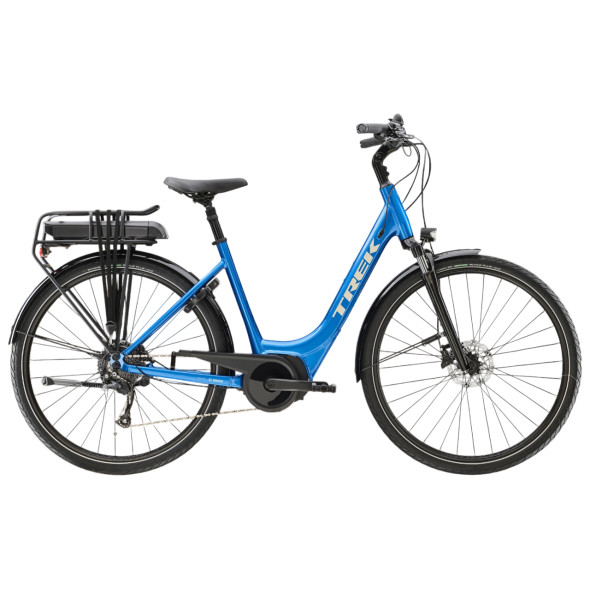 Cykel Trek Verve+ 2 Lowstep Alpine Blue