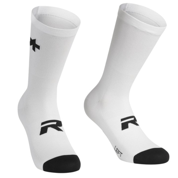 Strumpa Assos R SOCKS S9 - TWIN PACK, White Series