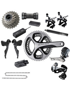 Komponentgrupp DuraAce 9070 Di2 172,5mm 53/39T, 1225