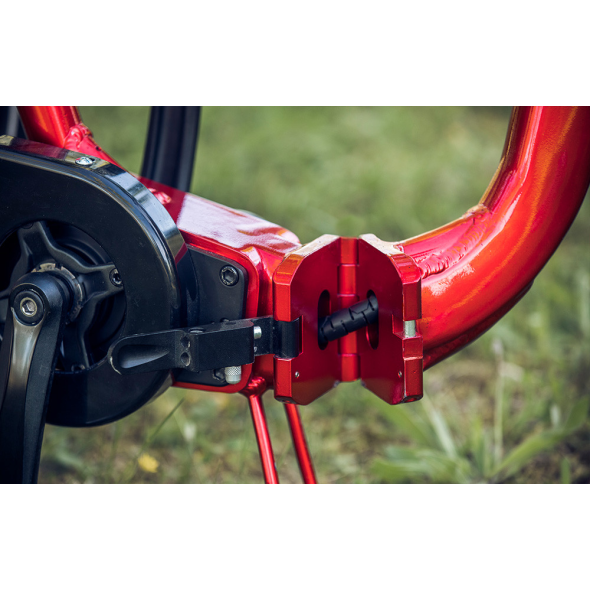 Cykel Monty Rocket 24 Trehjuling Röd