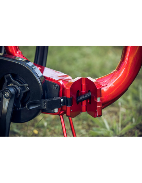 Cykel Monty Rocket 24 Trehjuling Röd