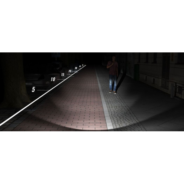Belysning FRAMLAMPA Herrmans H-Black MR8 LED ON...