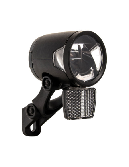 Belysning FRAMLAMPA Herrmans H-Black MR8 LED ON INKL. FÄSTE, E-BIKE