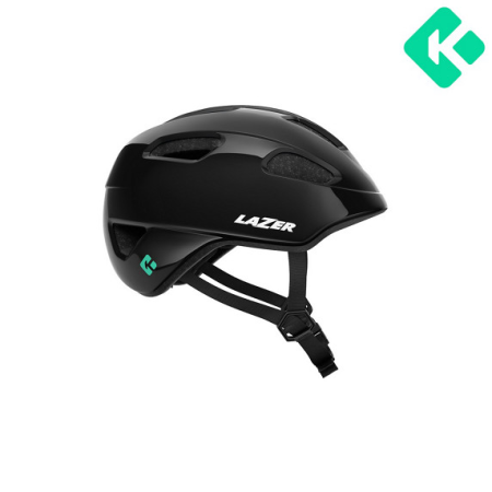 Lazer hjälm Nutz 2.0 KinetiCore + Grönt spänne (Turnfit)