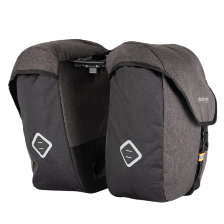 Väska Atran ZAP Double side pannier AVS, grå/svart