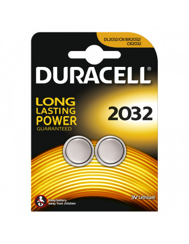Batteri Duracell plus CR2032 3v lithium 2pack