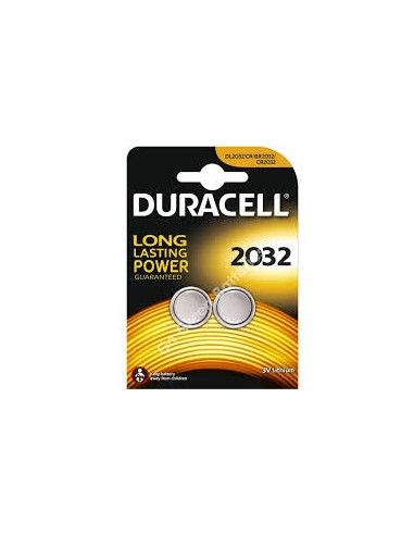 Batteri Duracell plus CR2032 3v lithium 2-pack