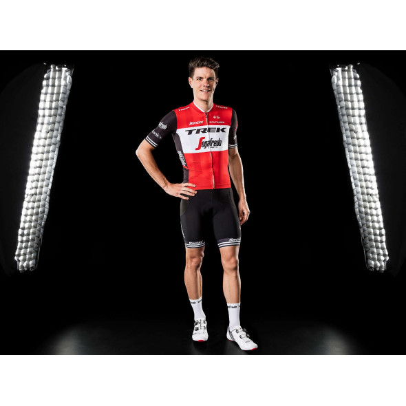 Byxa kort Santini Team Trek-Segafredo bibshorts