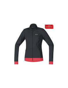 Jacka Gore C3 Women Windstopper Thermo | Svart/Rosa |