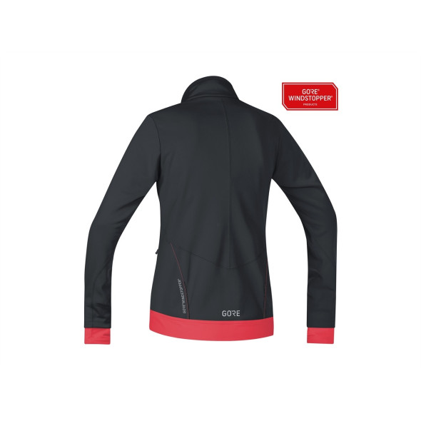 Jacka Gore C3 Women Windstopper Thermo | Svart/Rosa |