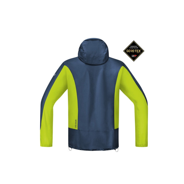 Jacka Gore C5 GORE-TEX active Trail Hooded Blå/Gul
