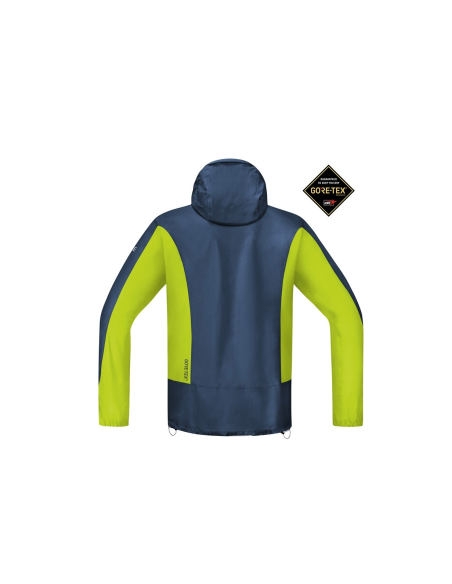Jacka Gore C5 GORE-TEX active Trail Hooded Blå/Gul