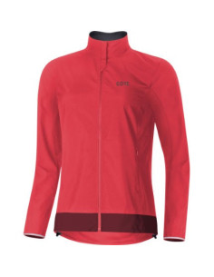 Jacka Gore C3 Women Windstopper Classic Röd