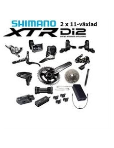 Komponentgrupp XTR M9050 Di2 dubbel 11del 175mm 36/26T, 11-40T